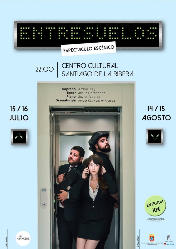 anuncio de espectáculo escénico entresuelos