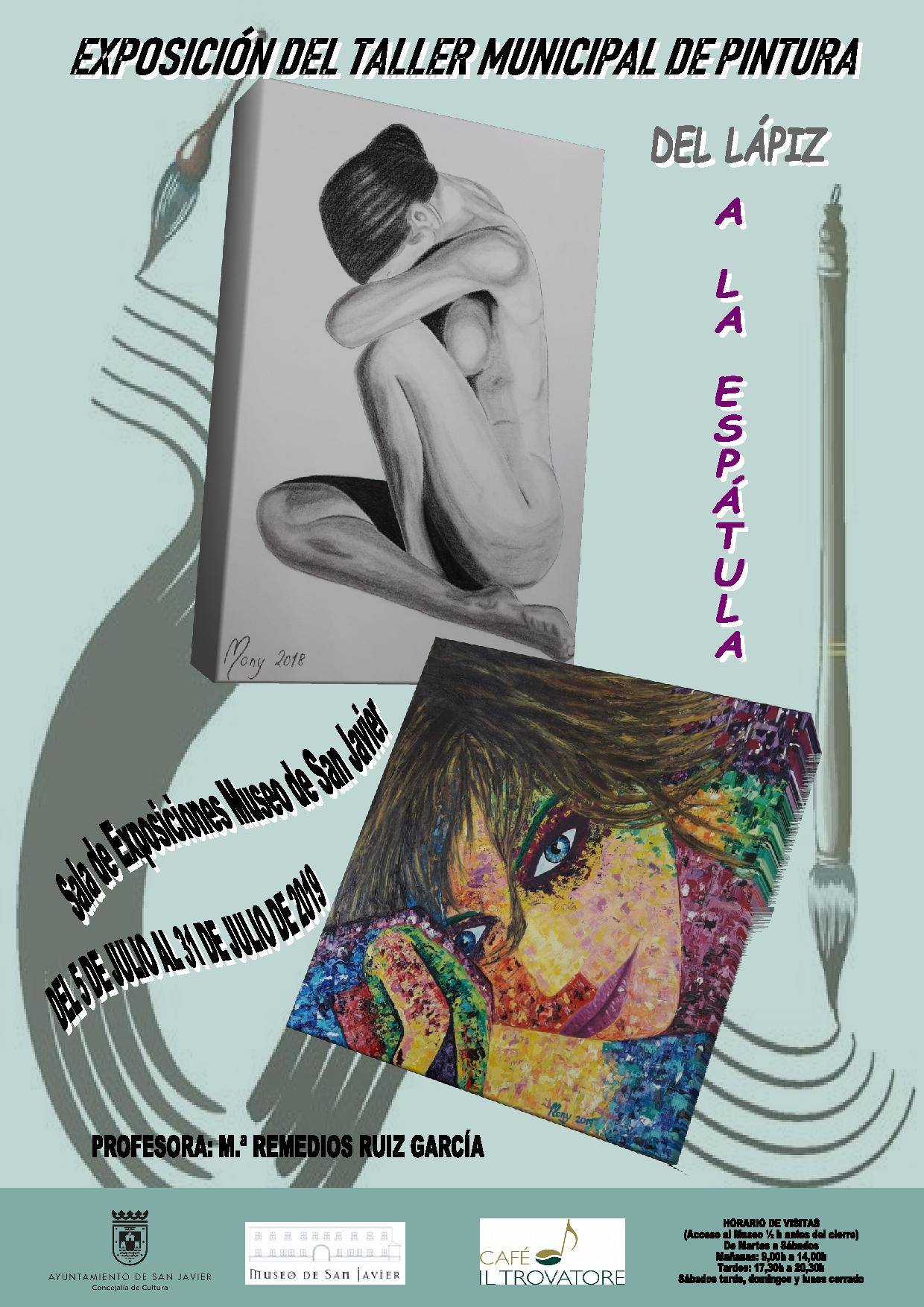 Cartel de la exposición de pintura