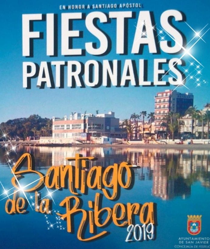 anuncio de las fiestas patronales de santiago de la ribera