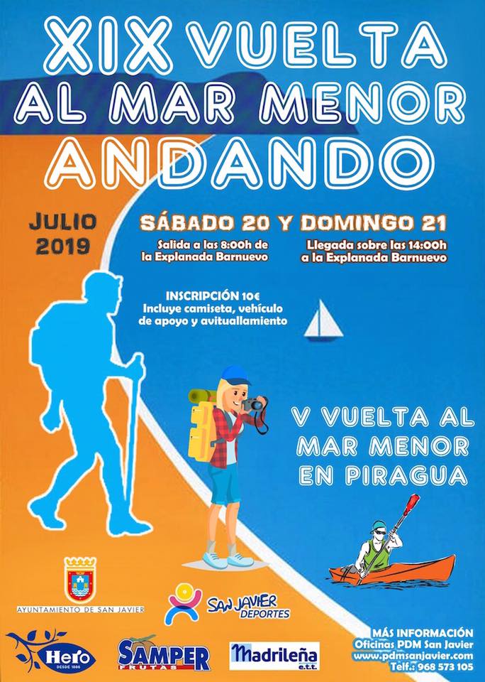 vuelta al mar menor andando